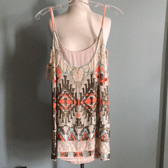 All Saints Aztec Mini Dress